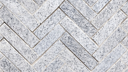 Obraz premium Gray Herringbone Granite Floor Texture