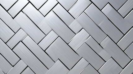 Herringbone Metallic Tiles
