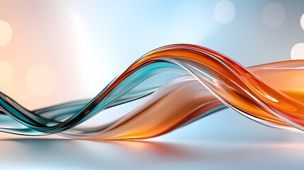 Vibrant Digital Abstract Composition with Swirling Colors and Light Trails Giving the Impression of Dynamic Movement and Captivating Energy