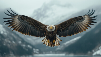 Obraz premium american bald eagle