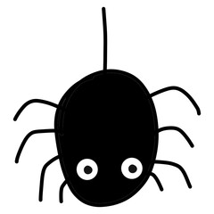 spider on a white background, halloween spider