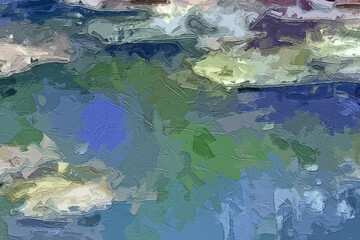 Oil paintings and various flowers, lotus leaves, lotus flowers, fruits, birds, roses, peonies, beautiful flowers