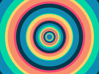 Colorful circle abstract background. Template for wallpaper, banner, presentation, website, etc.