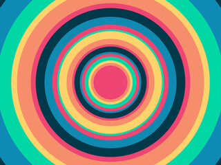 Colorful circle abstract background. Template for wallpaper, banner, presentation, website, etc.