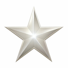 Obraz premium An isolated overlay of white star spikes.