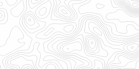 Vector abstract Topography map crave white and black wave doodle line topo map diagram relief line grid topo mountain background. geometric Line topography map contour background.