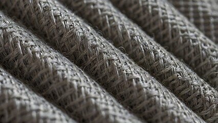 close up photograph of a knitted fabric, showcasing a detailed view of the texture and pattern ,consists of interlocking loops of yarn, creating a series of vertical and horizontal rows