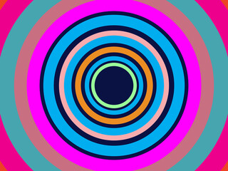 Colorful circle abstract background. Template for wallpaper, banner, presentation, website, etc.