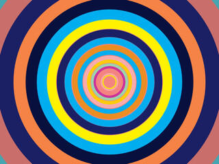 Colorful circle abstract background. Template for wallpaper, banner, presentation, website, etc.