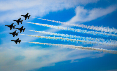 Air show at San Antonio 