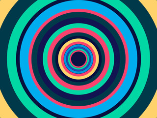 Colorful circle abstract background. Template for wallpaper, banner, presentation, website, etc.
