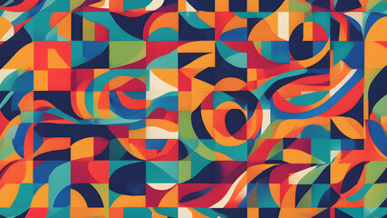 Abstract Modern geometric Backgrounds. Abstract  Backgrounds design. AI generated image