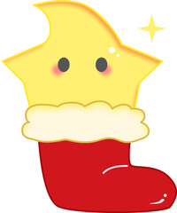 Christmas Christmas Pentagram No-Key Decoration Small Elements