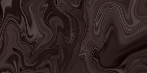 Surface background dark brown liquid stone ceramic tile marble tiles light wave paint texture smooth shiny cloth fabric background.	

