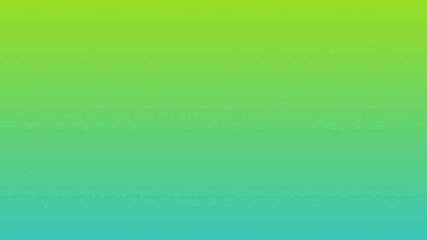 Animation Thank You Lime Green to Aqua Gradient Background with White Text Overlay
