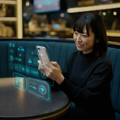 モバイルアプリ操作