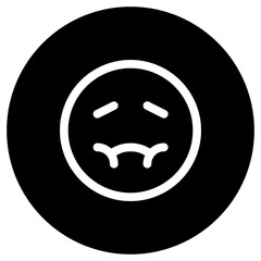 Editable sick, nauseous face vector icon. Part of a big icon set family. Perfect for web and app interfaces, presentations, infographics, etc