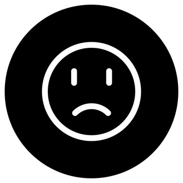 recommend clip art: Editable frowning, sad, disappointed face vector icon. Part of a big icon set family. Perfect for web and app interfaces, presentations, infographics, etc