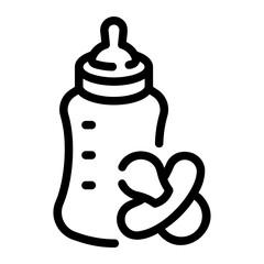 baby product Line Icon