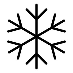 Freezing icon. Vector line icon