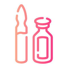 ampoule Line Gradient Icon