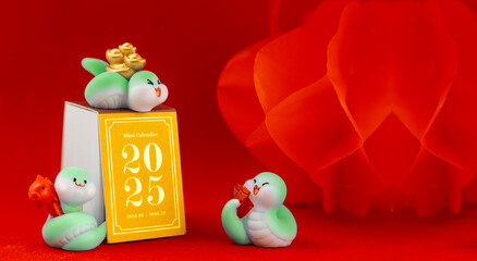 Happy Chinese New Year Card, Year of A Snake 2025	