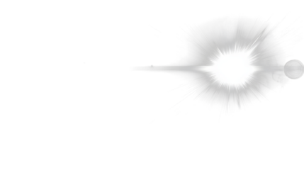 lense flare on black background