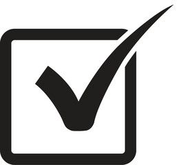 Check mark icon vector design template 