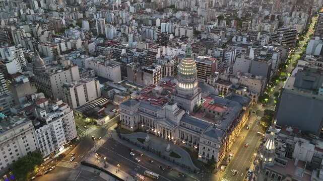 Circular RL Aerial Argentine National Congress A