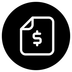 Editable financial document vector icon. Part of a big icon set family. Finance, business, investment, accounting. Perfect for web and app interfaces, presentations, infographics, etc