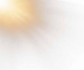 Flare Ray Effects with Solar Beams, Starburst, and Sparkles Isolated on Transparent Background for Radiant Glow and Lighting Enhancement