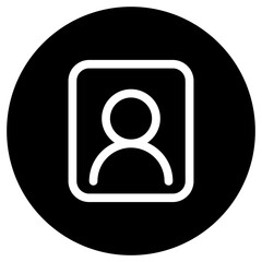 Editable person, portrait vector icon. Part of a big icon set family. Perfect for web and app interfaces, presentations, infographics, etc