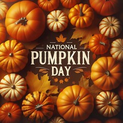National Pumpkin Day promotional Instagram post