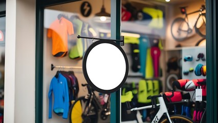 hop template Signboard for logo presentation Cafe restaurant bar empty sign mock up