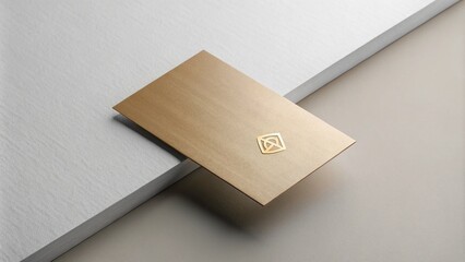 Modern Minimalist Business Card Mockup for Agency Branding and Identity Design