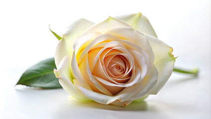 single white rose
