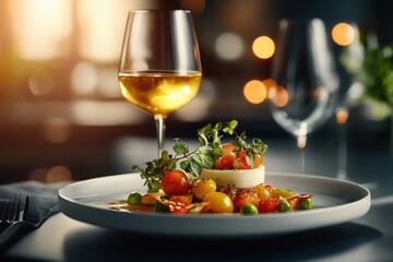 Elegant Fine Dining Tasting Menu Presentation