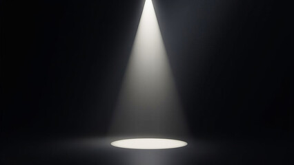 Backlight effects. Glowing brightly stage lamps design. Projector beams on black background.