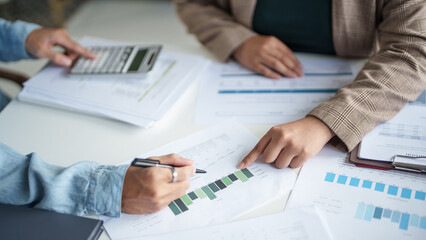 business man Auditor or internal revenue service staff checking annual financial statements company Audit  Accounting tax.