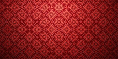 Fototapeta premium Red wallpaper featuring abstract geometric shapes and patterns, red,wallpaper, background, abstract, geometric, shapes