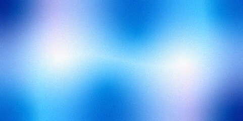 Blue and white grainy gradient background. abstract grainy noise rough. gradient image blurred backdrop. smooth textured header banner poster backdrop design.