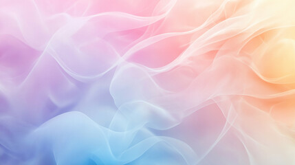 Obraz premium Soft Colorful Smoke Swirls Gently Flowing in Abstract Space