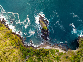 Nature's Symphony: Karang Agung Beach at Sunset