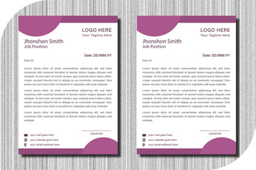 Illustration vector.modern business letterhead in abstract design. Abstract Letterhead Design Modern Business Letterhead Design Template. 