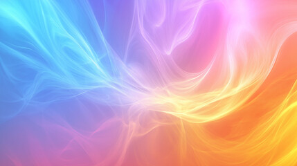 Obraz premium Soft Colorful Gradient Swirls on Abstract Background
