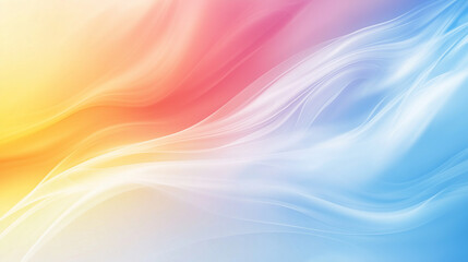 Obraz premium Soft Colorful Gradient Swirls on Abstract Background