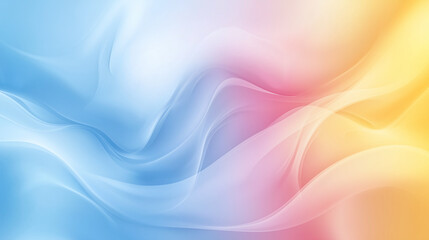 Obraz premium Soft Colorful Gradient Swirls on Abstract Background