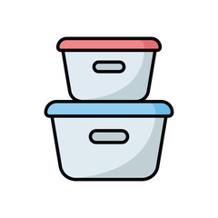 box container icon vector design template simple and clean