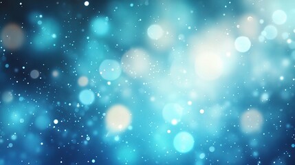 Obraz premium Soft Blue Bokeh Effect Background for Creative Use