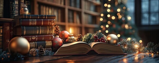 A public library with books celebrating different holidays, like Ramadan, Christmas, and Diwali